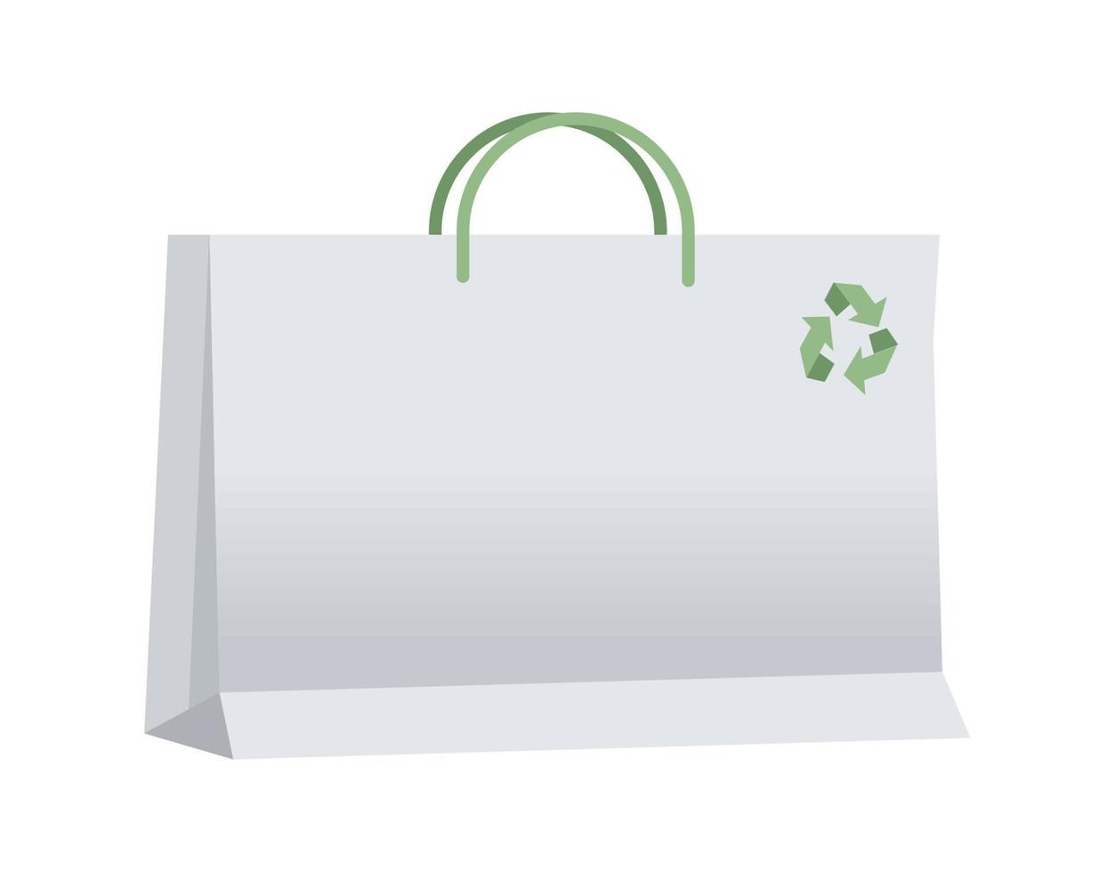 take away eco bag vector