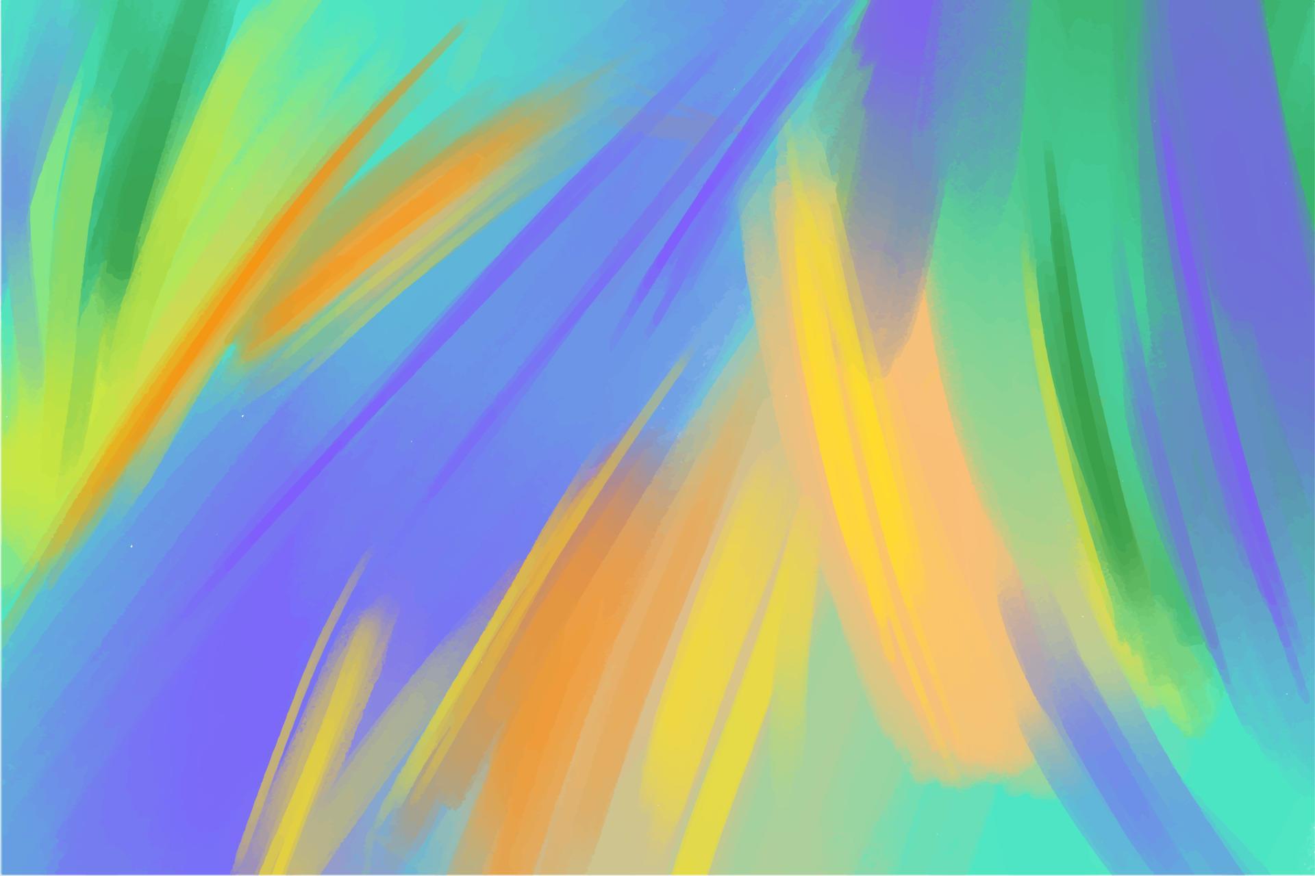 Light green background, abstraction in bright colors of green and