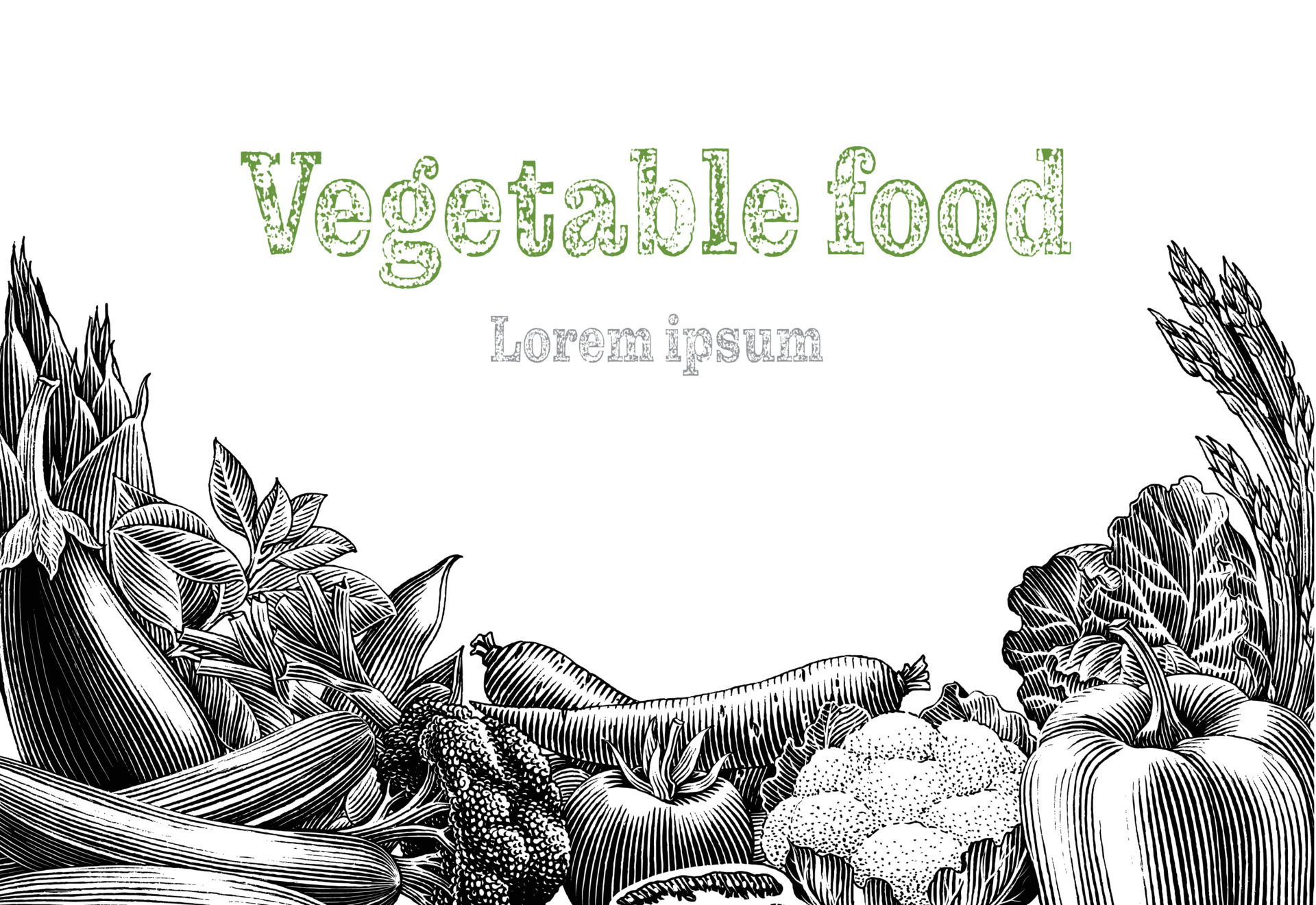Food borders clip art black and white