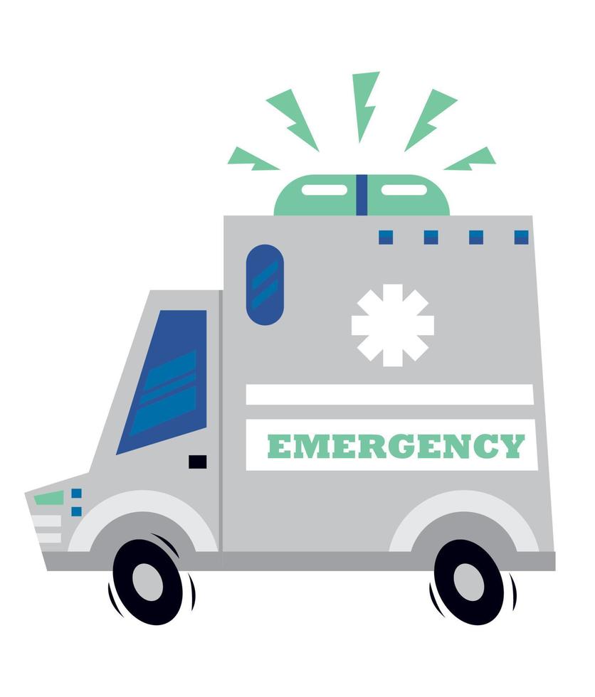 ambulance emergency vehicle vector