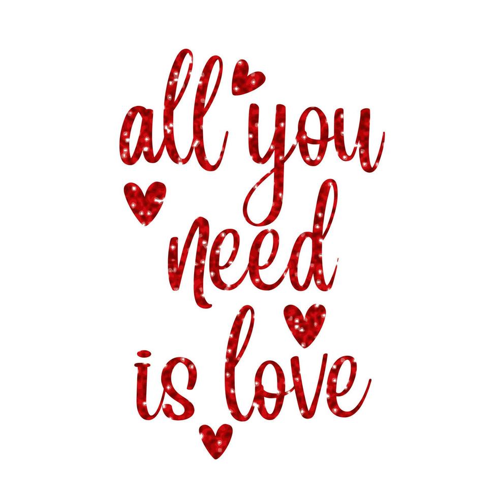 all you need is love vector