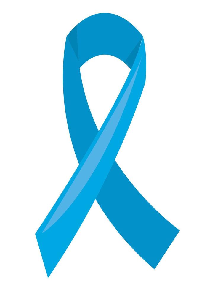 campaña de la cinta de raso del día de la próstata vector