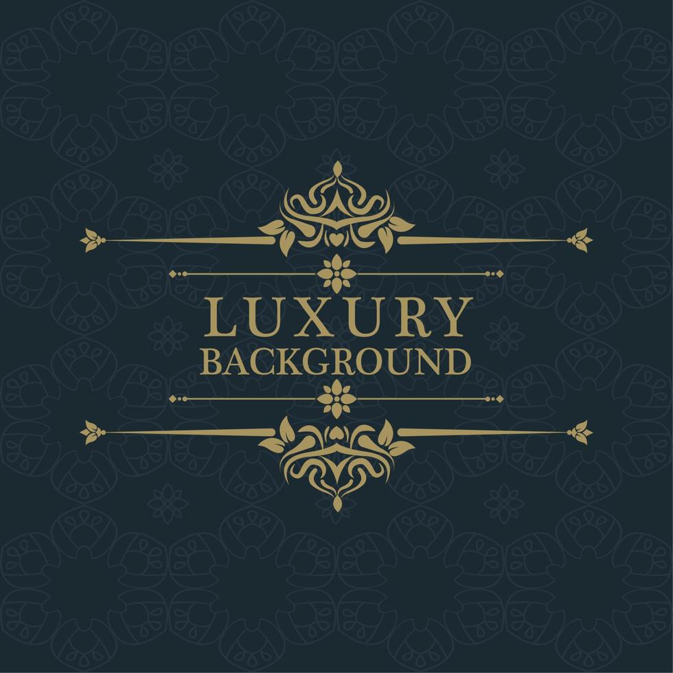 golden luxury background label vector