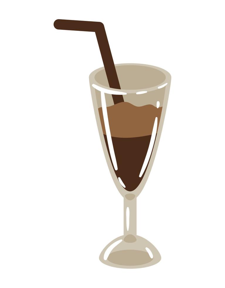 coffee cup iced drink vector