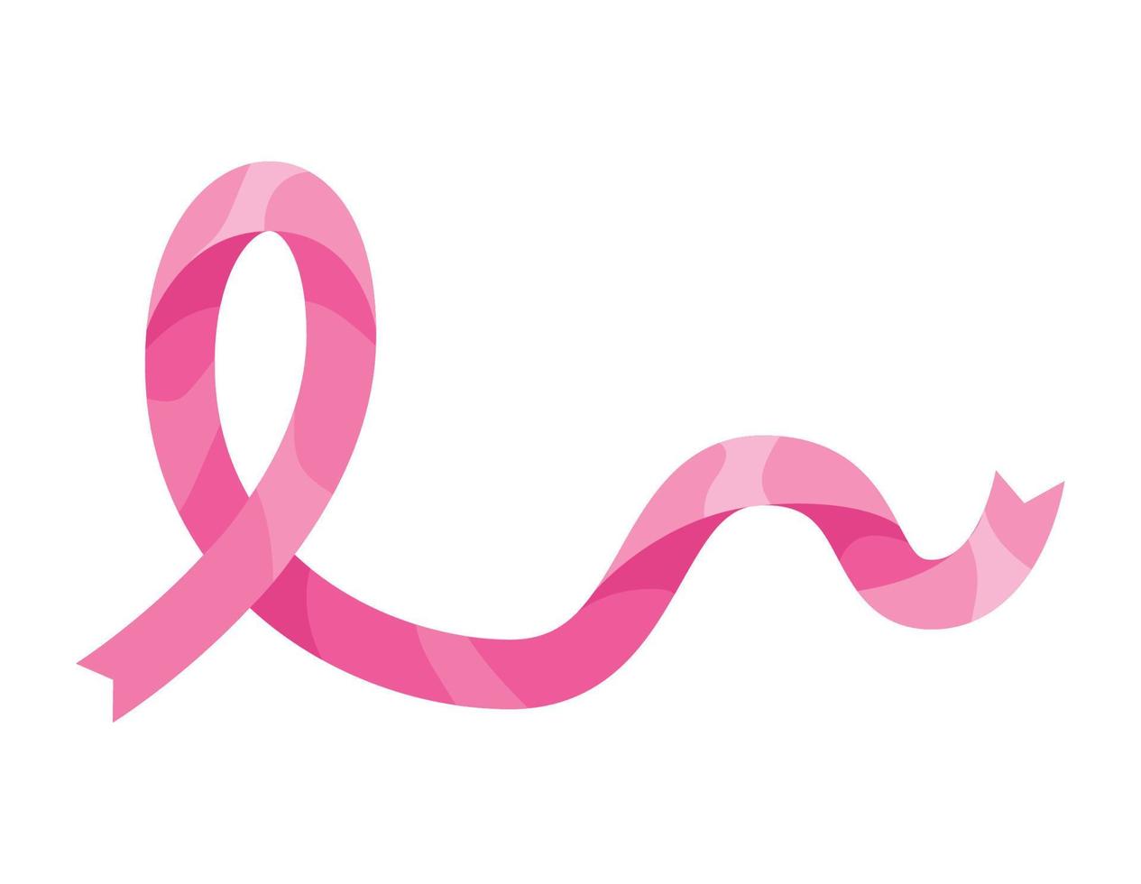 breast cancer ribbon pink vector