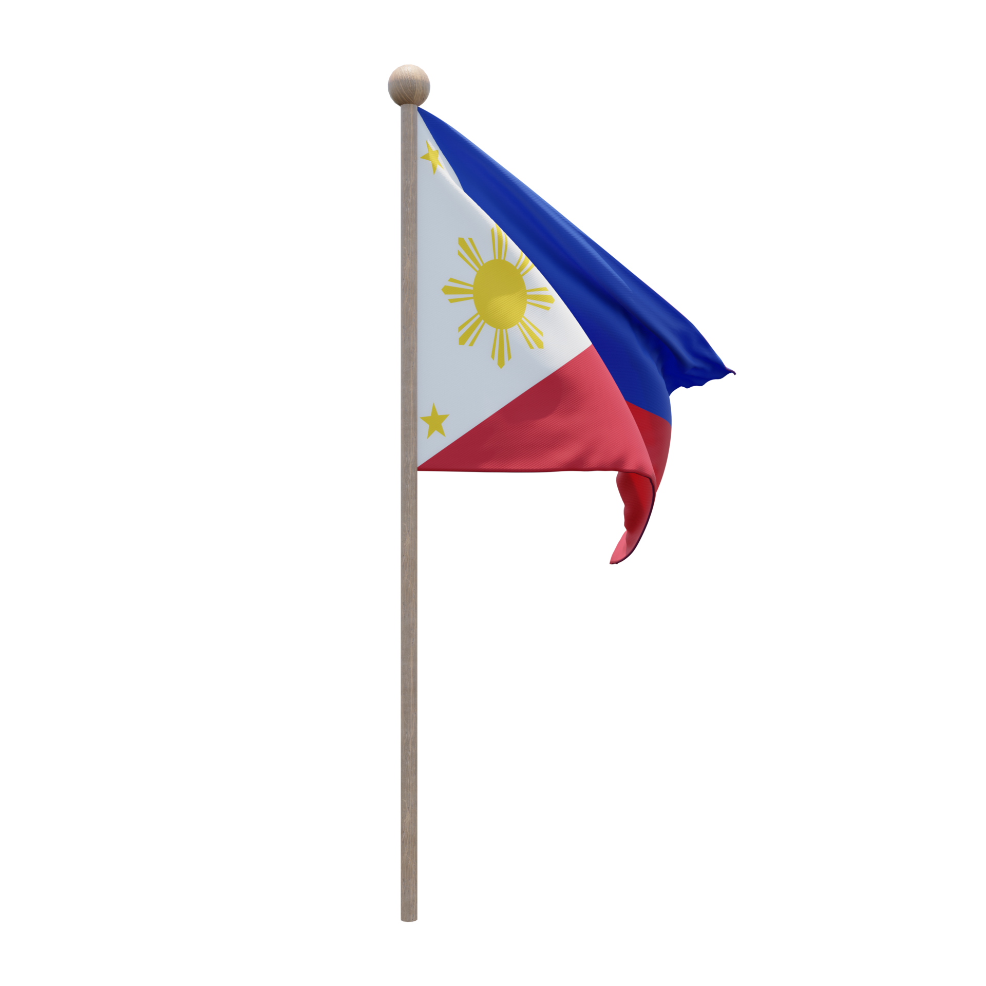 Philippines Table Flag Philippine Flag Pole Clipart Hd Png Download ...