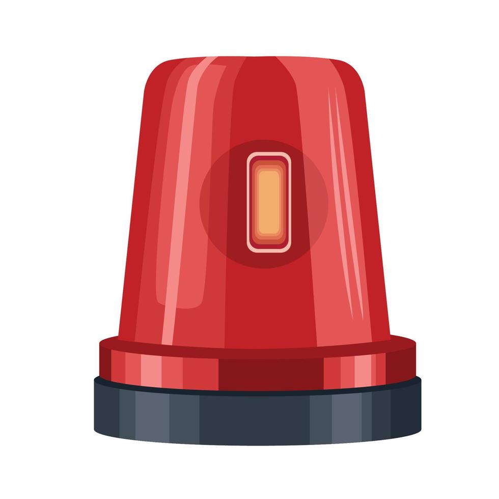 emergency alarm light vector