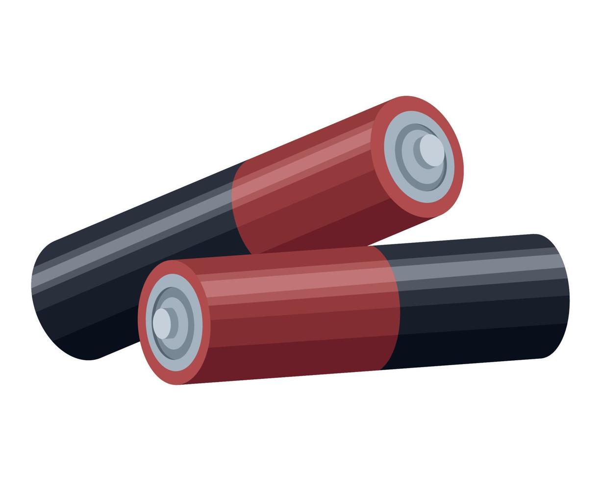 alkaline batteries power vector