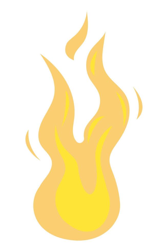 fire flame burn vector