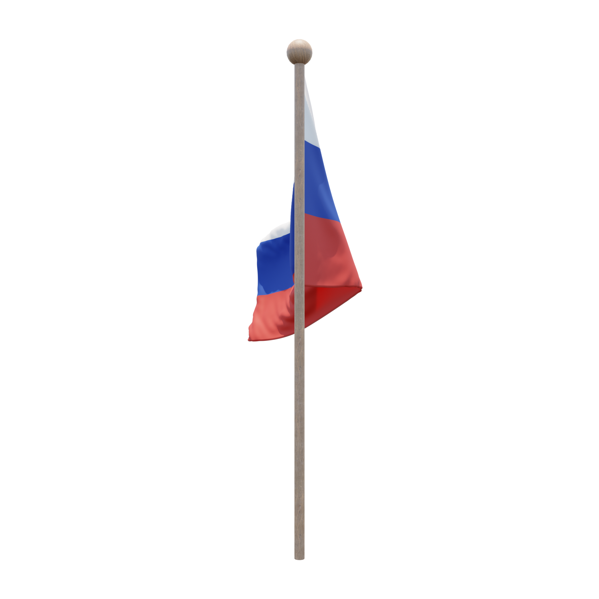 Flag On Pole Russia PNG Images & PSDs for Download