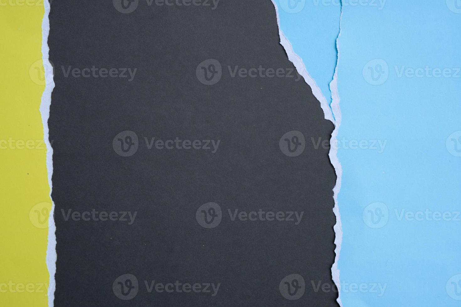 abstract torn paper in flat lay background for copy space design photo