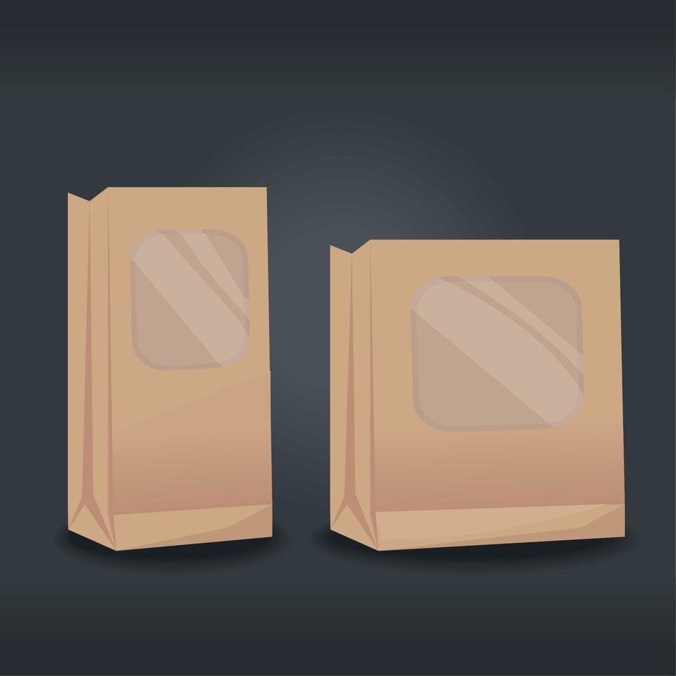 two take away mockup packs vector