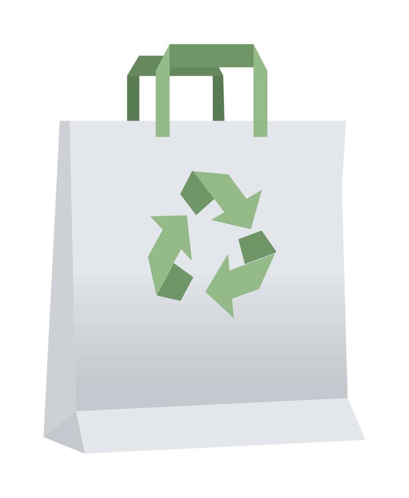 ecology take away bag vector