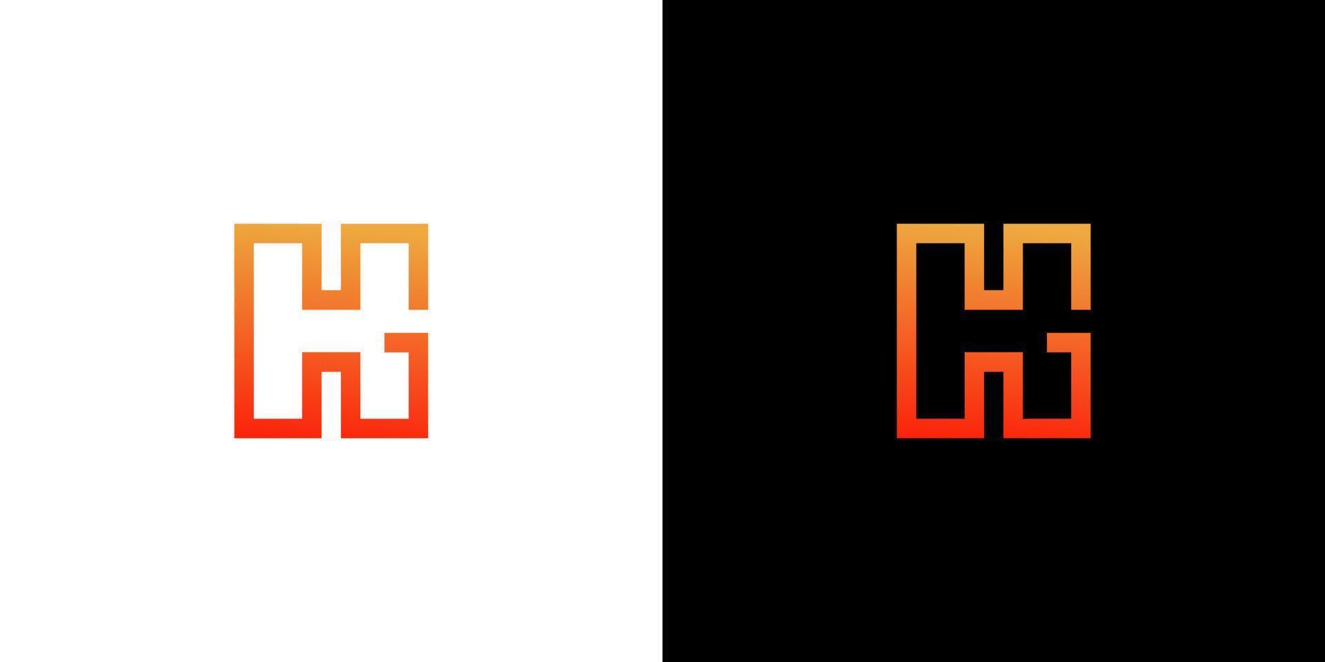 HG logo monogram icon vector template