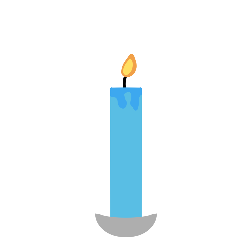 Candle and Dish Graphic png