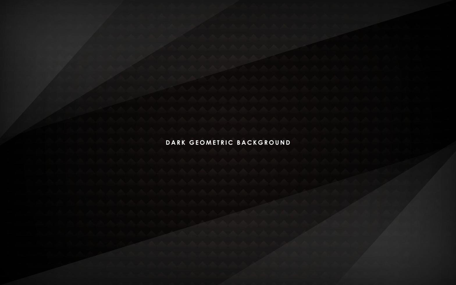 Black abstract geometric background. Modern shape concept. Eps10 vector