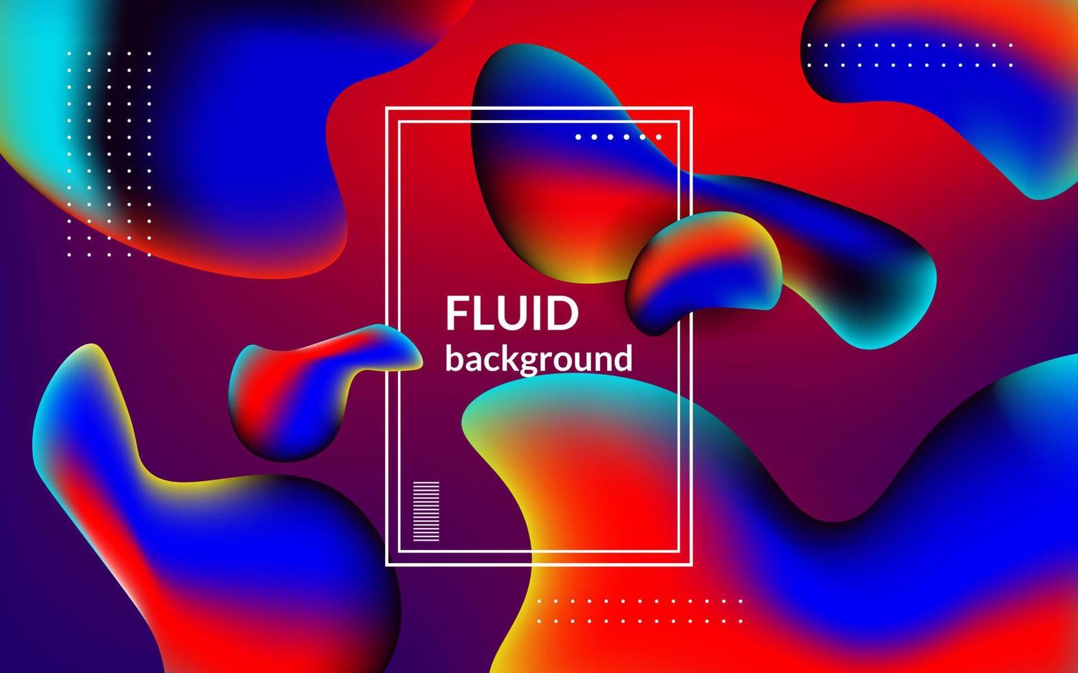 modern liquid colorful blue red mixing color for poster, wallpaper abstract background. eps10 vector