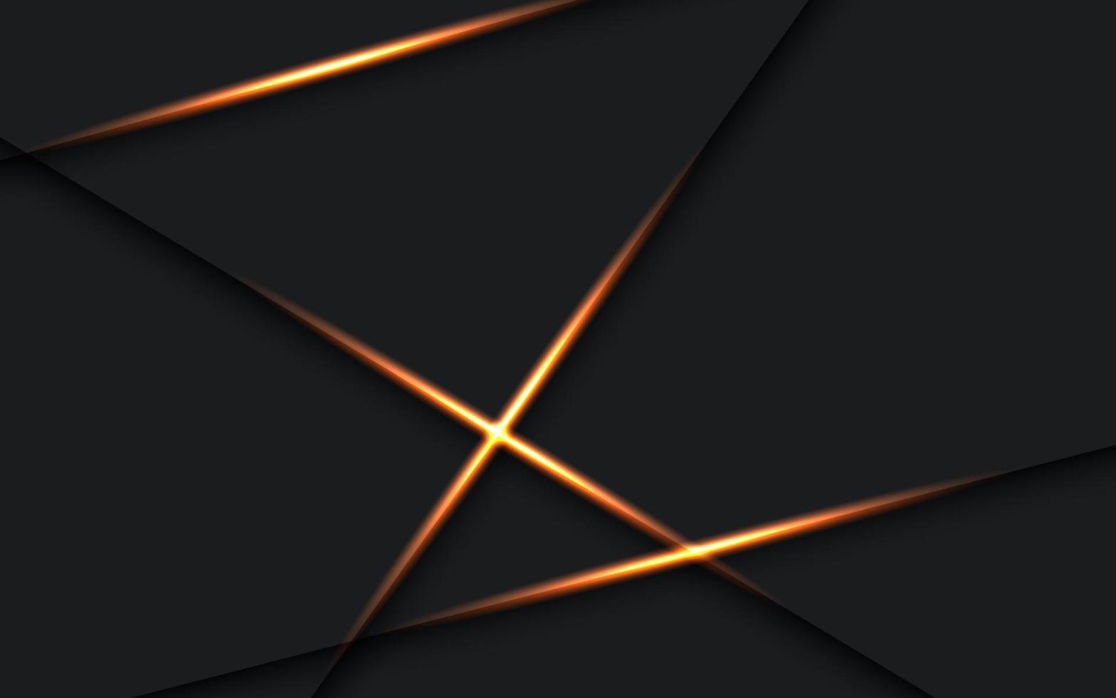 abstract dark orange cross light and shadow triangle decoration background. eps10 vector