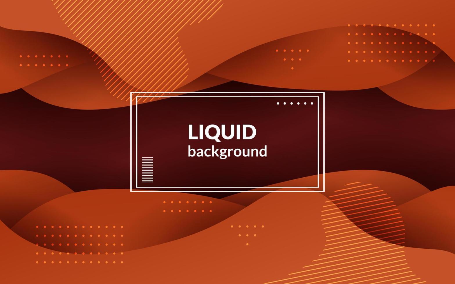 abstract orange gradient liquid wavy with geometric shape oevrlap layers background. eps10 vector