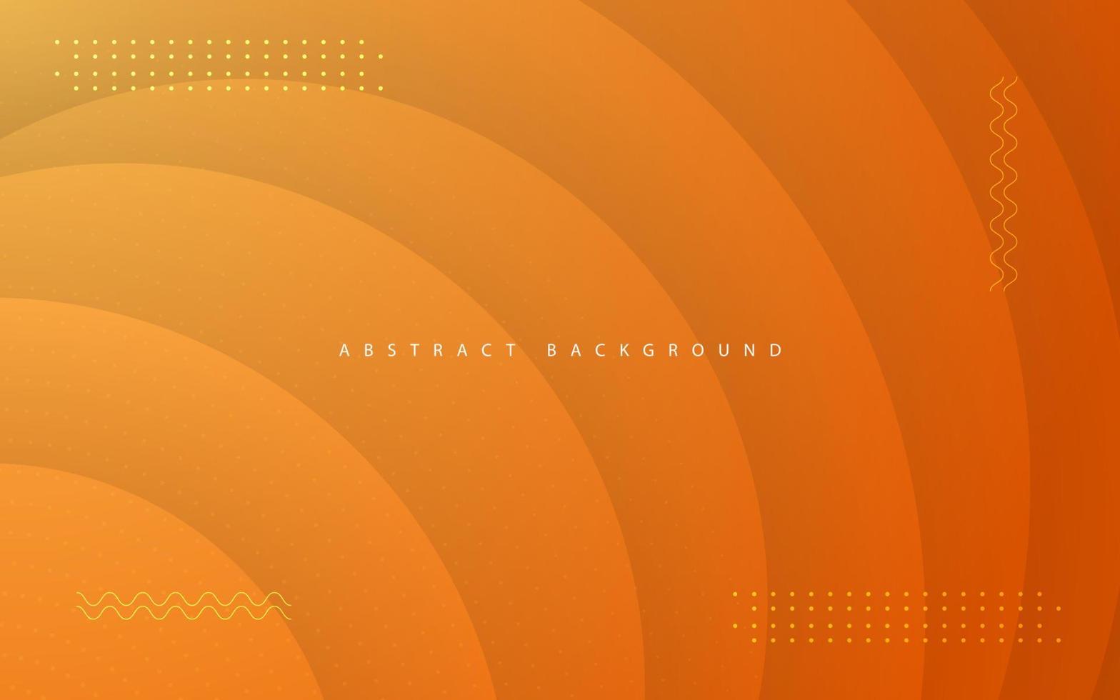 abstract dynamic orange gradient circle shadow and light modern design geometric futuristic vector background illustration.