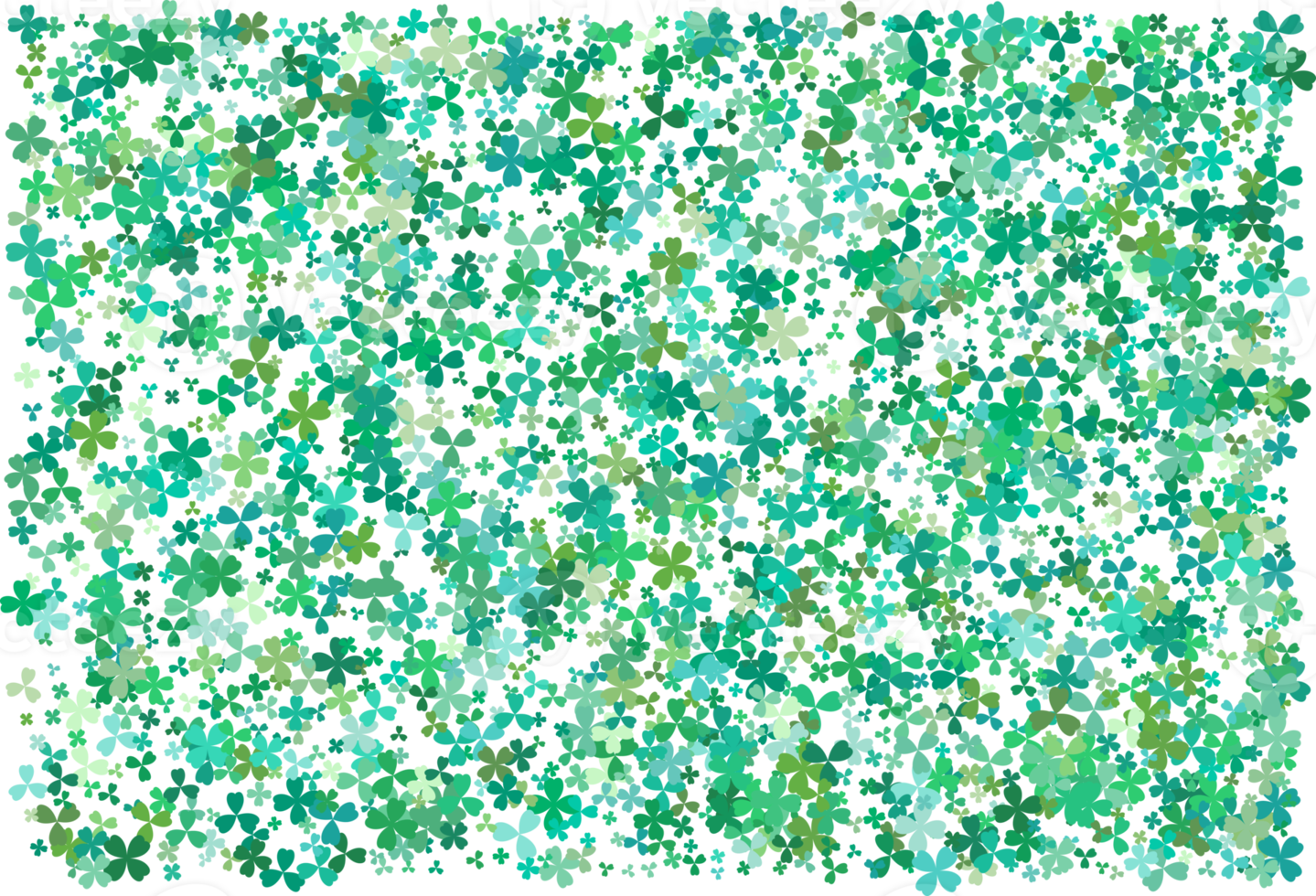 Flying green shamrock. png