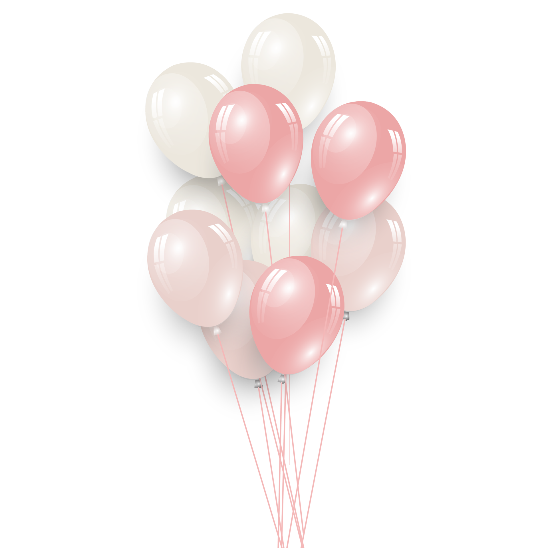 Luxury Pink Birthday Decoration Balloons 11236425 PNG