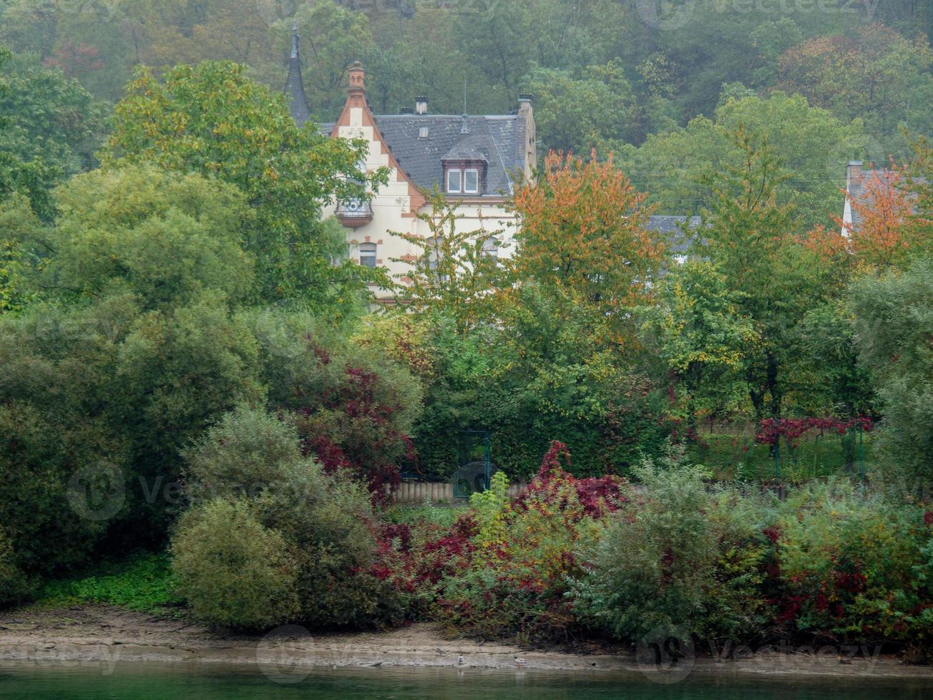 Koblenz at the rhine river photo