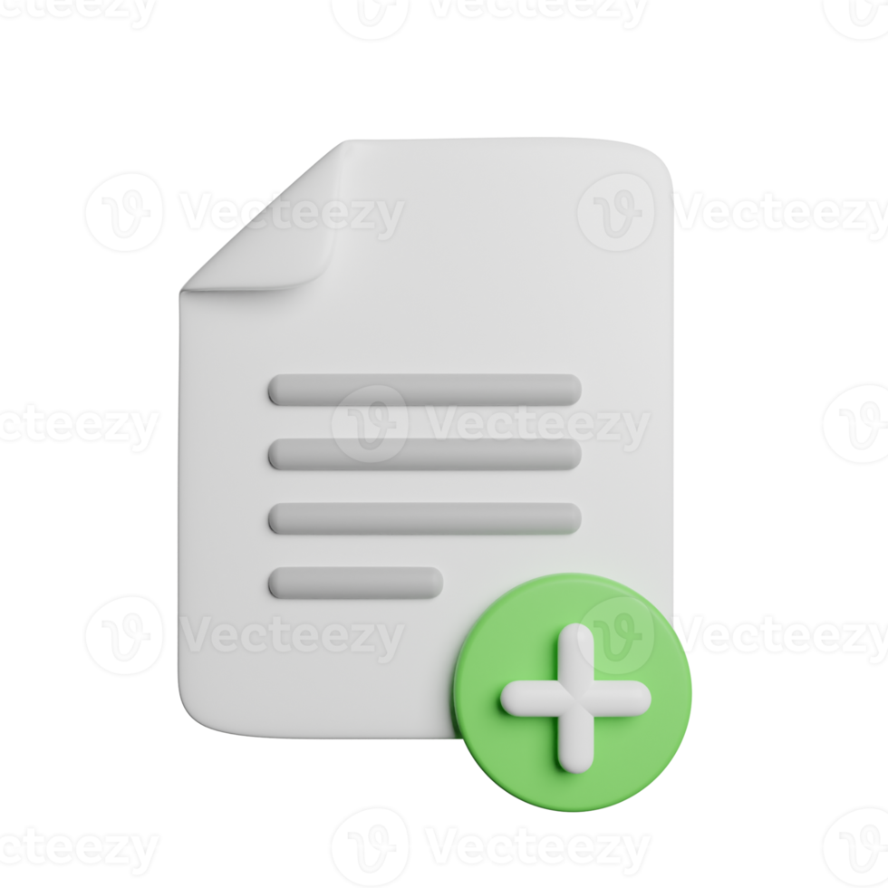 Add New File Document png