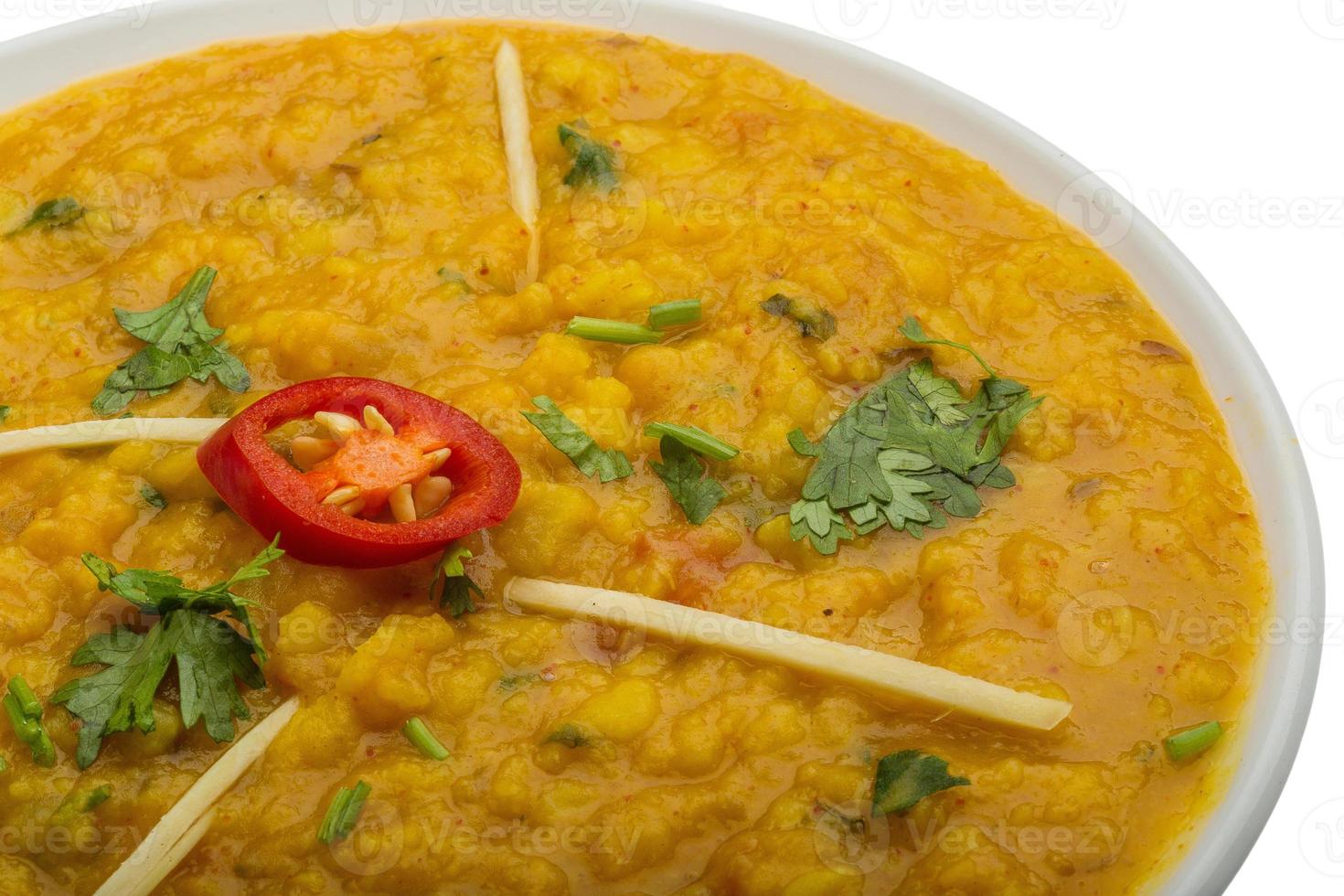 Daal Curry on the plate photo