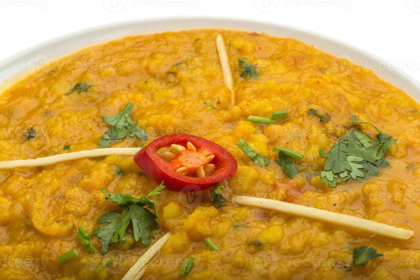 Daal Curry on the plate photo