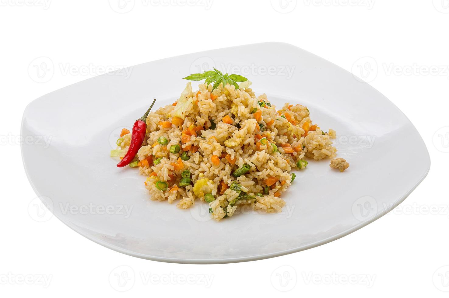 Vegetarian fried rice 11238789 Stock Photo at Vecteezy