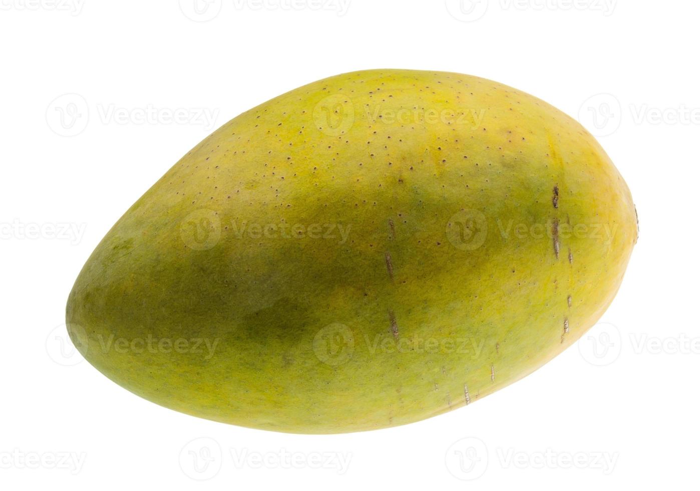 Ripe Mango on white background photo