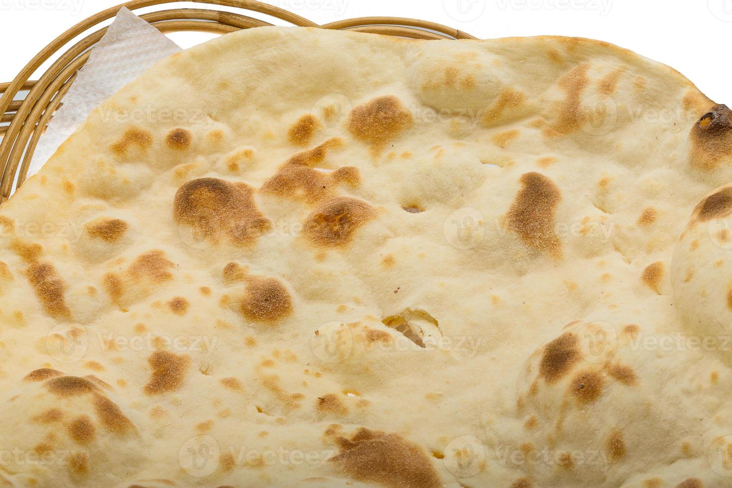 Plain Naan in a basket photo