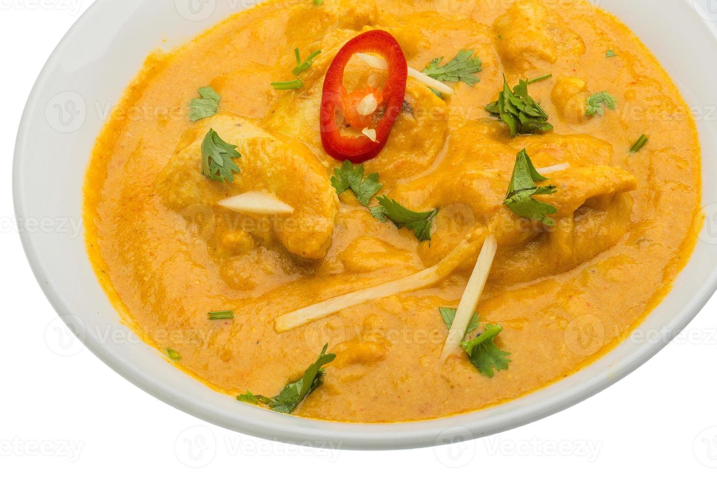 Chicken Korma in a bowl photo