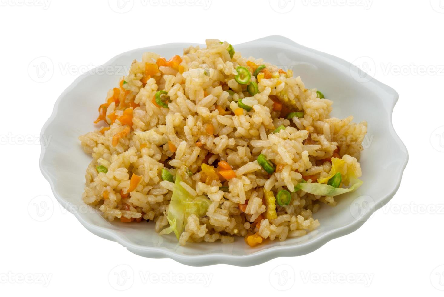 Vegetarian fried rice photo