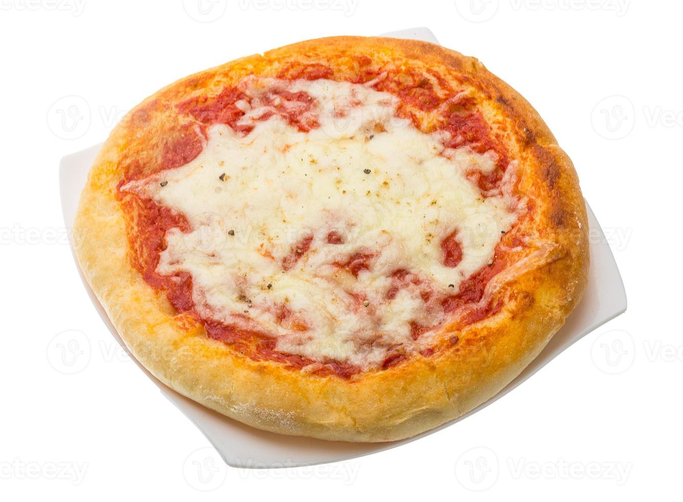 Pizza with tomato and cheese photo