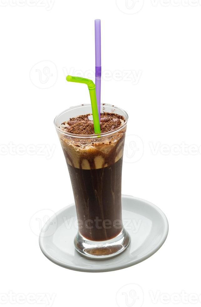 Mocha on white background photo