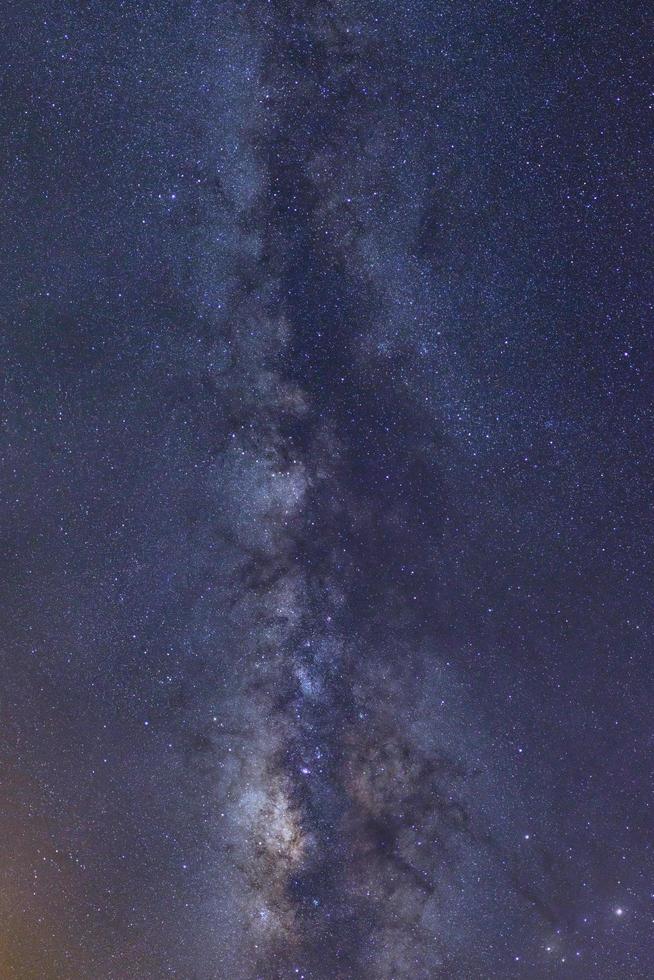 Milky way galaxy with stars and space dust in the universe photo