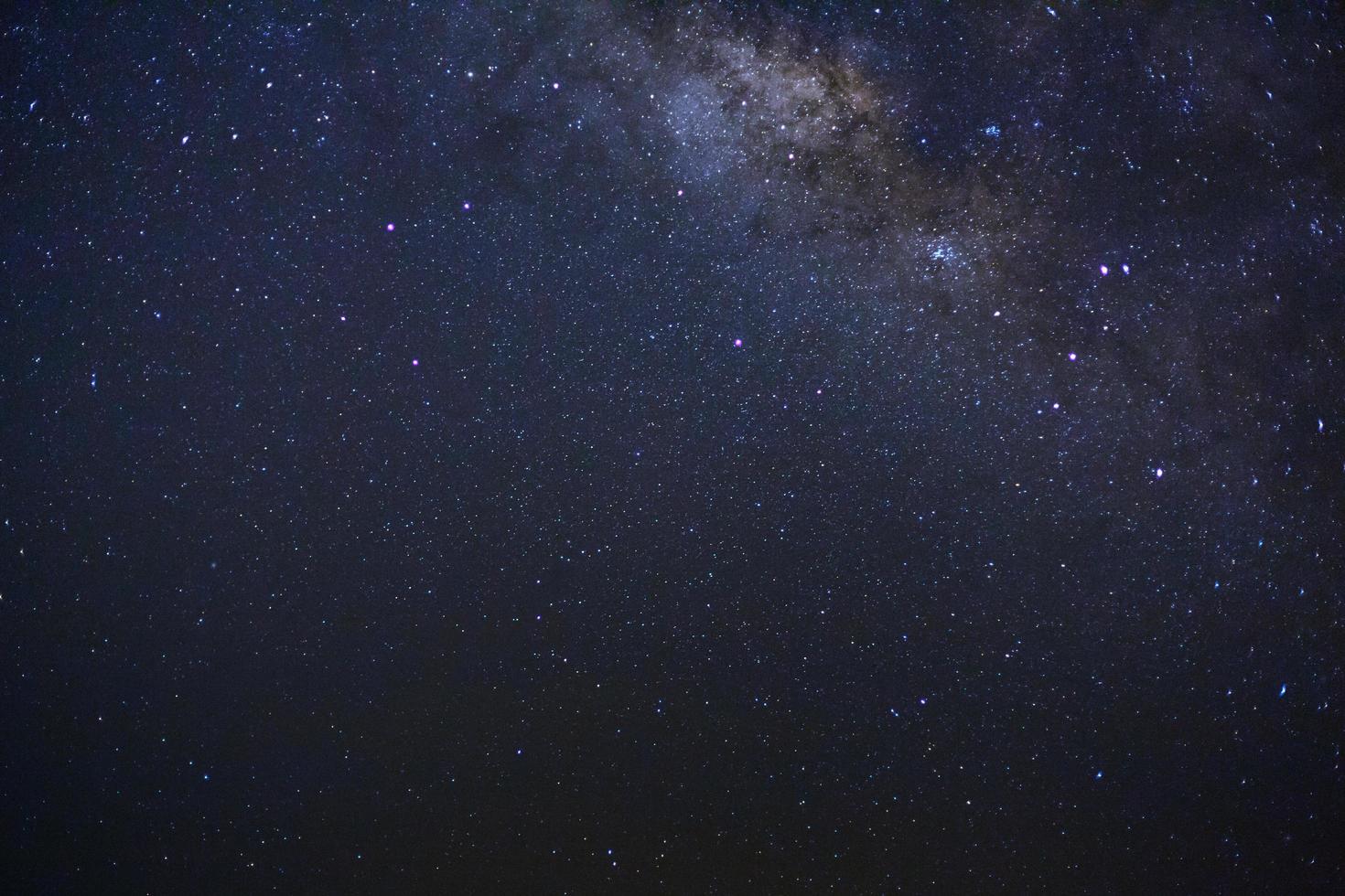 milky way galaxy with stars and space dust in the universe photo