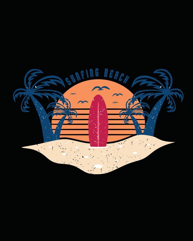 California Summer Design vector