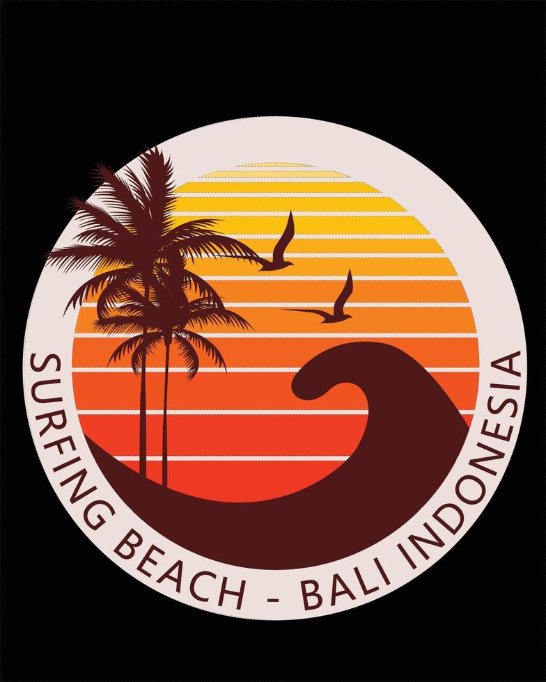 diseño de verano de california vector