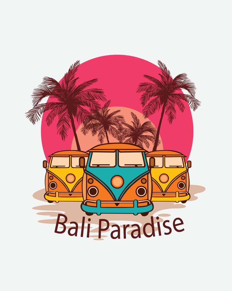 California Summer Design vector