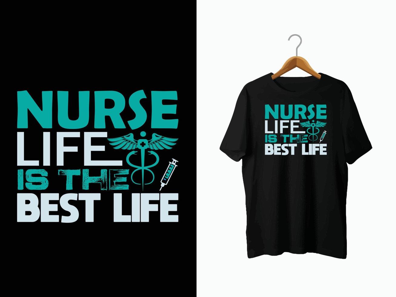 Nurse T-Shirt Design vector