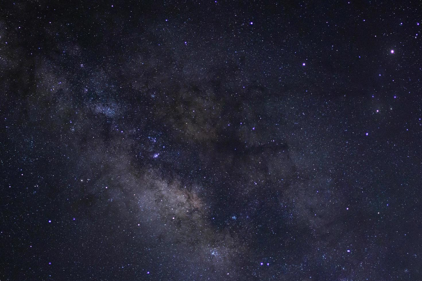 Milky way galaxy with stars and space dust in the universe photo