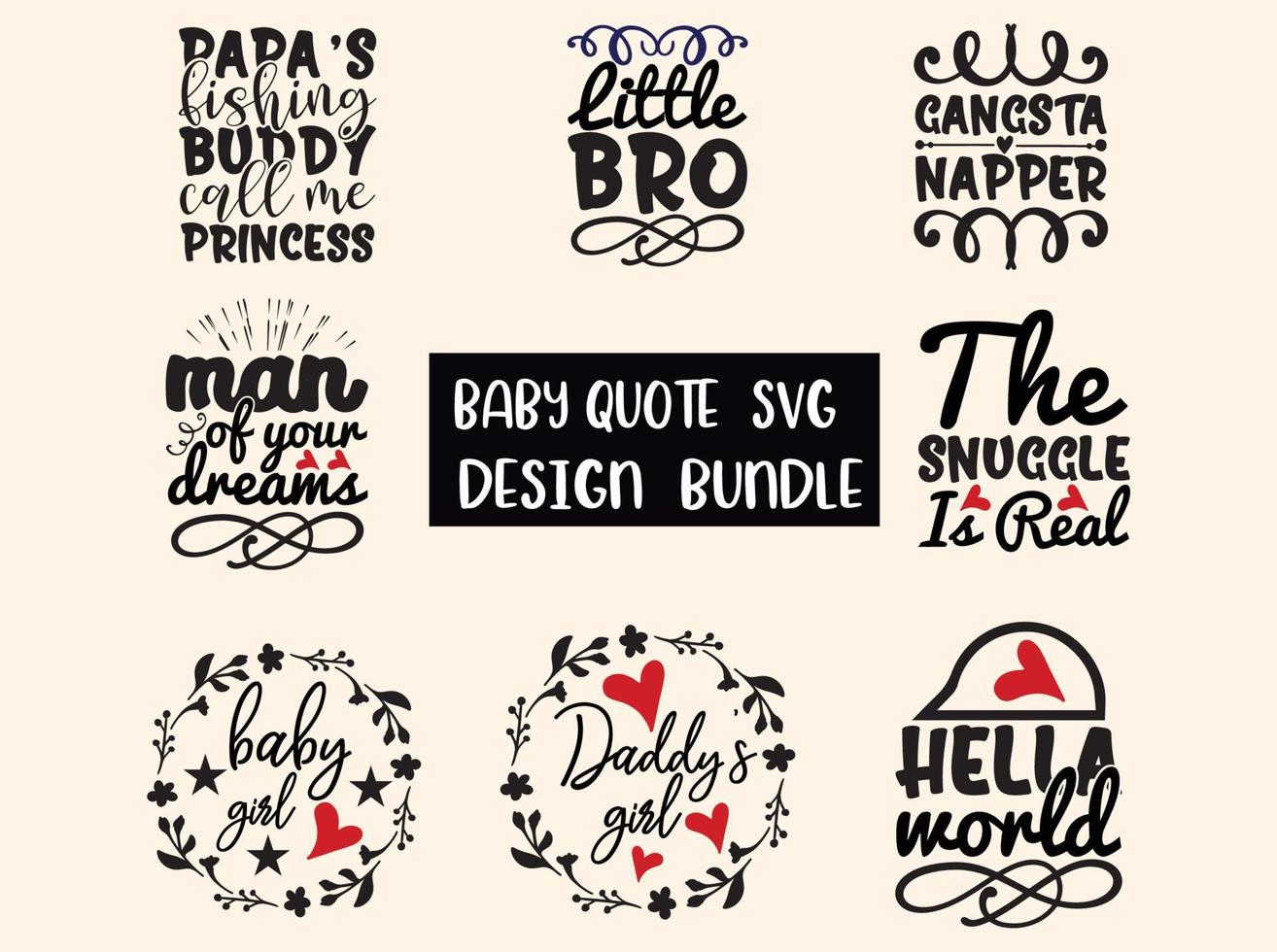 Baby  svg design  bundle vector