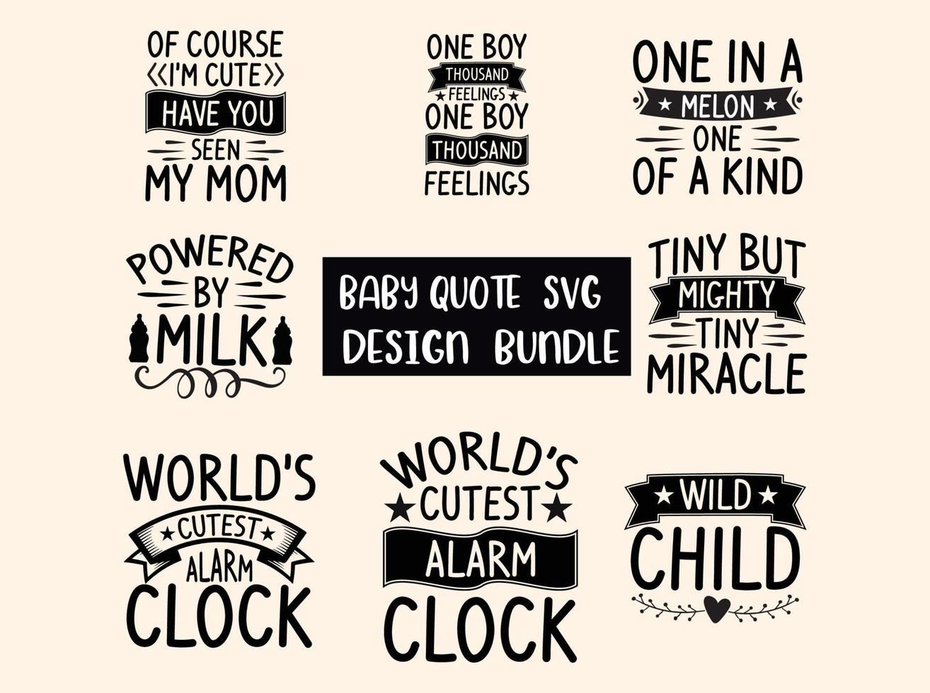 Baby  svg design  bundle vector