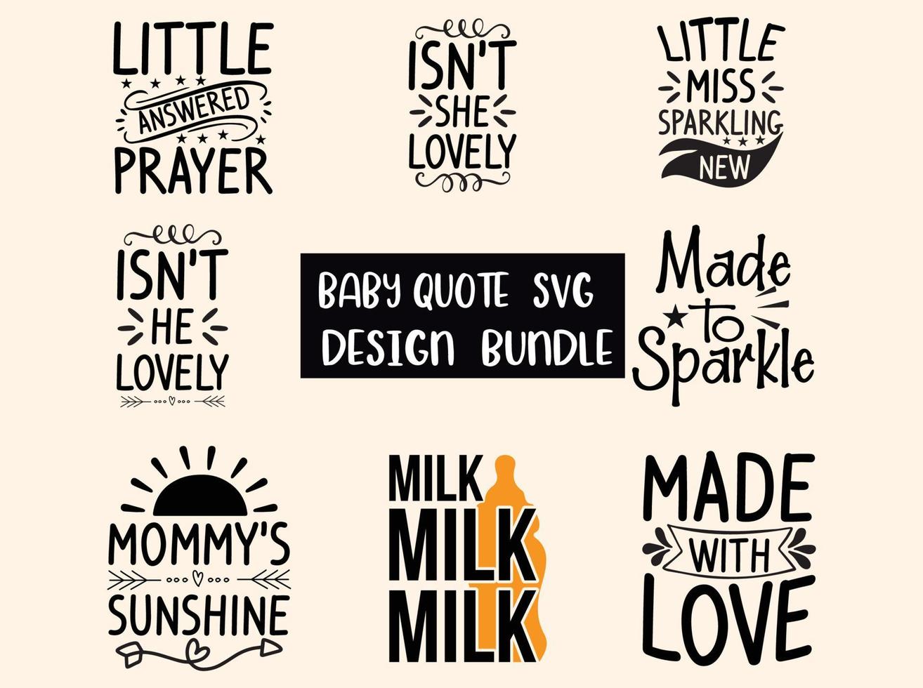 Baby  svg design  bundle vector