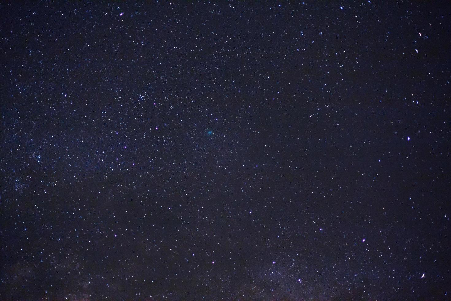 milky way galaxy with stars and space dust in the universe photo