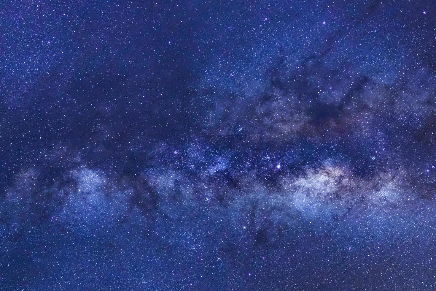Milky way galaxy with stars and space dust in the universe photo