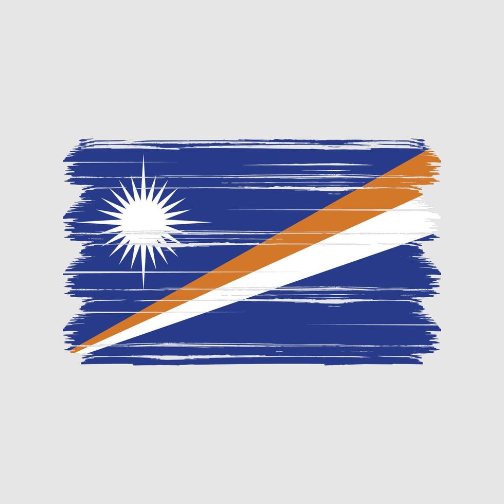 Marshall Islands Flag Vector. National Flag vector